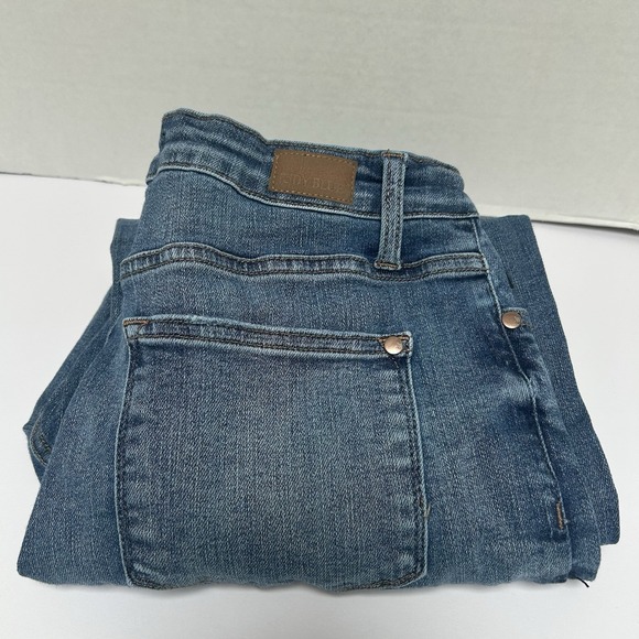 Judy Blue Denim - Judy Blue Wide Leg Crop Distressed Hem Hi-Rise Denim Jean Size 9/29 Style #88592